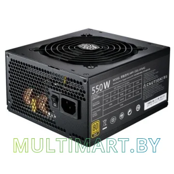 Блок питания Cooler Master MWE Gold Fully Modular 550W (MPY-5501-AFAAG)